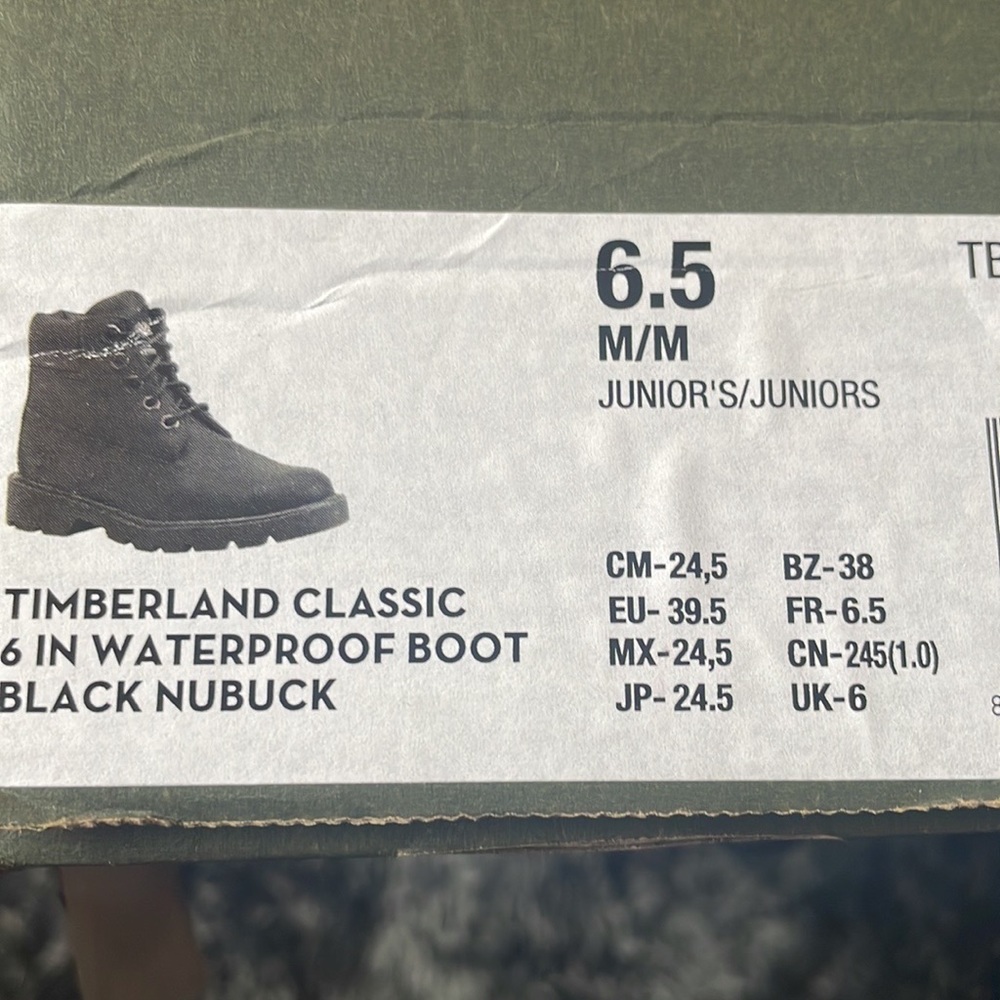 Black Timberland boots